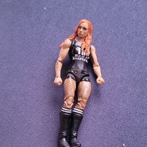 WWE Women's Action Figure with Orange Hair